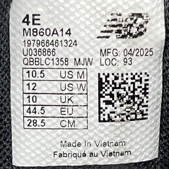 New Balance Fresh Foam X 740 V14 Shoes Mens Size 10.5 4E Gray Running Comfort - Picture 8 of 8